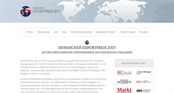 Desktop Screenshot of hessischer-exportpreis.de